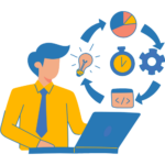 白と黒 ブランドエージェンシー 洗練された モノクロ スタイル ポートフォリオ関連のウェブサイト (500 x 500 px) (3)